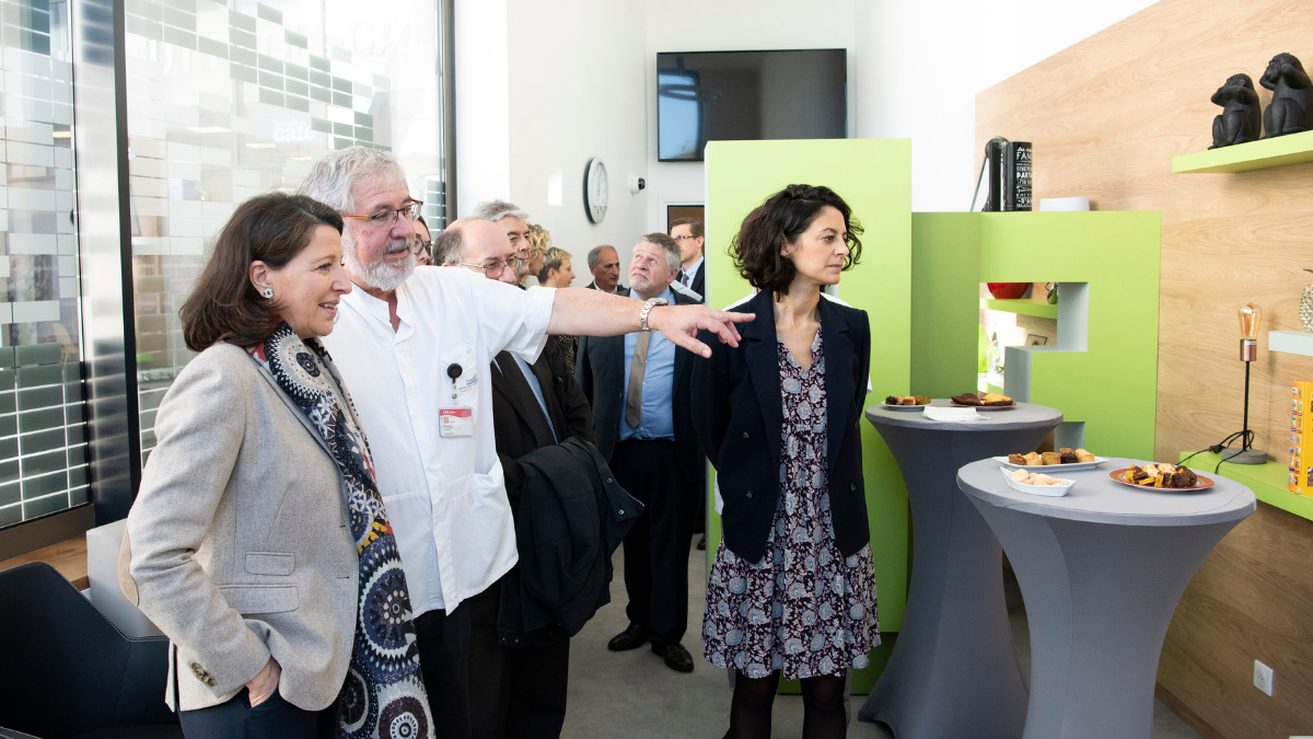 Visite ministre de la santé - A.BUZYN, à l'IPC.