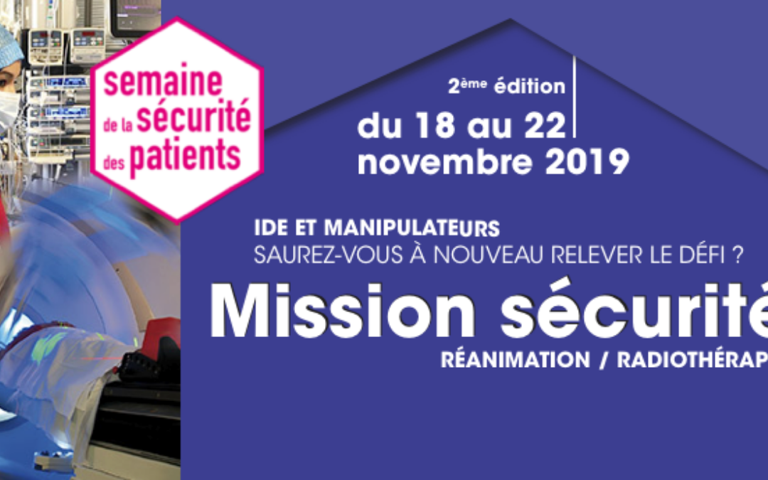 Semaine de la sécurité des patients – Edition 2019