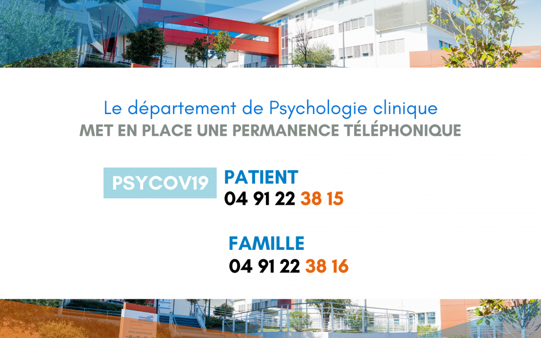 Suivi psychologique – Permanences téléphoniques