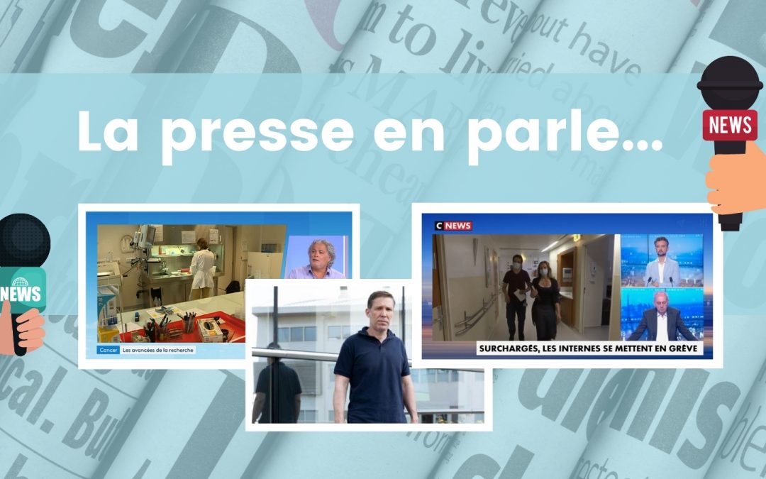 La presse en parle…  (Pr Turrini, Pr Bertucci, Dr Meillat)