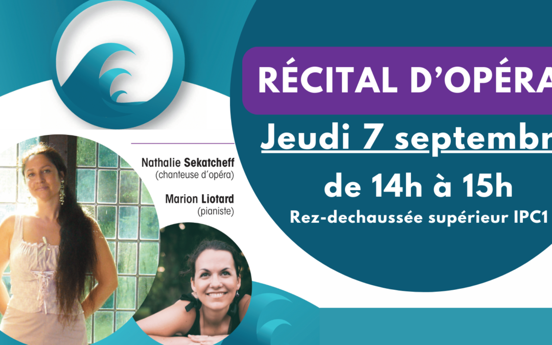 Récital d’opéra – septembre turquoise