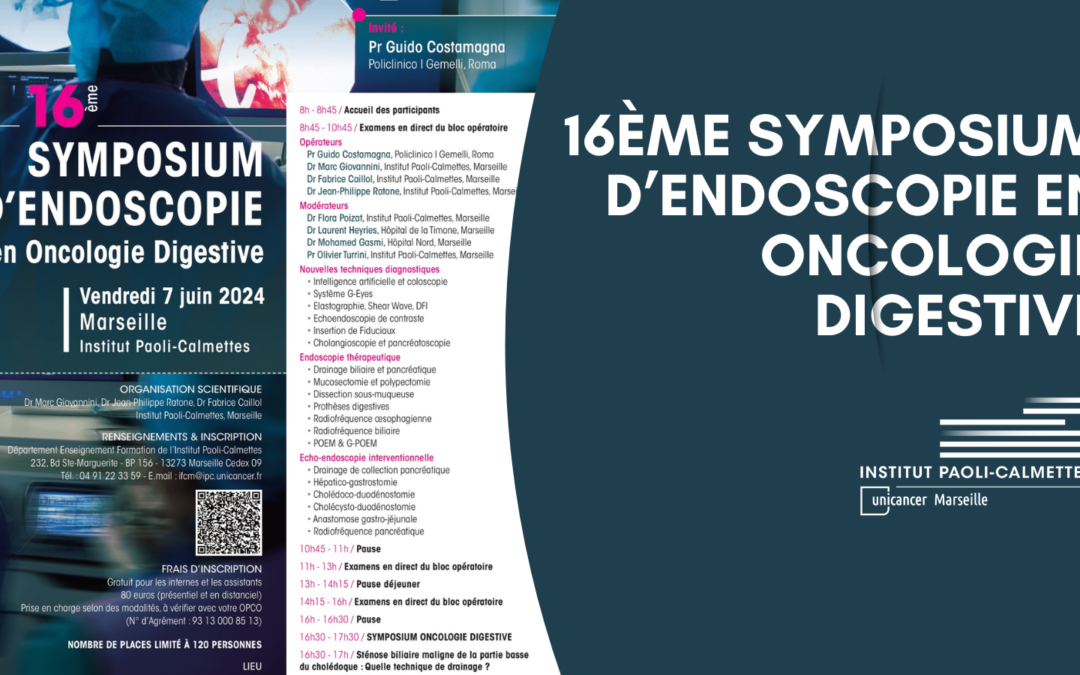 16ème symposium d’endoscopie en oncologie digestive